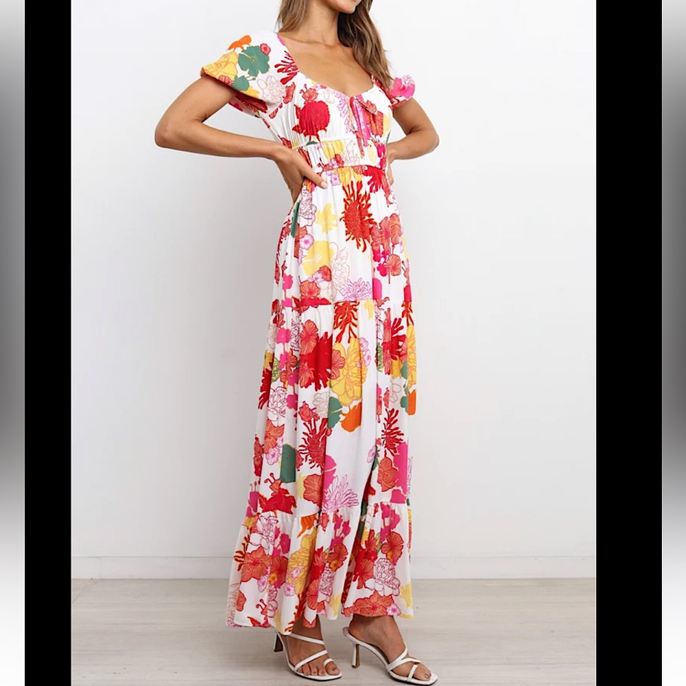 Petal + Pup Summa Dress White Floral